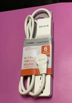 Belkin 6-OUTLET Surge Protector 1080J 6FT Cord 360 Rotating Plug New Sealed. Fixed Price $24.49.