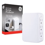 6-OUTLET Extender, Surge Protector, Side Access, Wall Outlet, White. Fixed Price $21.17.