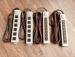 Four Waber 6 And 9 Outlet Industrial Power Strips 15 Ft --- Super Deal!!!!. Fixed Price $99.00.