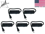 5X Short 1' Foot 3 Outlet Mini Power Strips Black Prong 1,625 Watt Extension. Fixed Price $33.99.