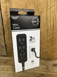 Cordinate 2FT Mini Braided With Flat Plug 3 Outlet Power Strip Home Office. Fixed Price $18.00.