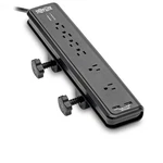 Tripp Lite 6-OUTLET Surge Protector Power Strip With Desk Clamp Mount, Foo.... Fixed Price $71.93.