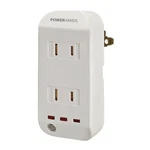 2-OUTLET Power Hands Polarized Clapping Wall Tap DSS5-1047. Fixed Price $25.99.