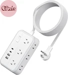 Extension Cord 15 Ft, Power Strip With 6 Outlets 4 Usb CHARGER(2 Port), Fl. Fixed Price $41.13.