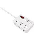 8 Ft. 6-OUTLET Surge Protector With 2 Usb-a And Usb-c, White. Fixed Price $35.93.