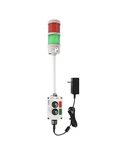 2 Stack Super Bright Led Tower Lights With Buzzer, Red/green. Fixed Price $48.00.