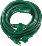 Yard Master Medium Duty Outdoor Extension Cord, 25FT, 14 Gauge, 3 Conductor, Lan. Fixed Price $50.95.