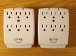Lot Of 2 Belkin Surgemaster 6X100V Protectors F9H600ACW. Fixed Price $19.99.