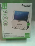 Belkin 3-OUTLET Wall Mount Cradle Surge Protector With Dual Usb Charging. Fixed Price $15.00.