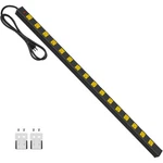 Junnuj Long Metal 16 Outlet Wide Spaced Garage Industrial Heavy 6FT, Yellow. Fixed Price $57.11.