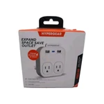 Hypergear Outlet Extender 2 Usb Ports Wall Plug Space Saver New. Fixed Price $14.99.