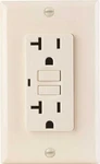 Preferred Industries, Gfci, Light Almond, Nema 5-20R, 120 Volts, Amps. Fixed Price $40.90.