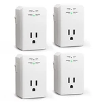 Bseed Single Outlet Surge Protector, Small Wall 120-4 Pack. Fixed Price $60.99.