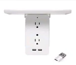 6-OUTLETS 2 Ports And Usb-c Adapter Cordless Wall-outlet Extender. Fixed Price $19.98.