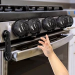 Grenfu Stove Knob Covers For Child Safety (5 + 1 Pack) Gas Black. Fixed Price $32.57.