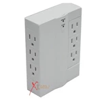 New 6 Outlet 3 Side Swivel Wall Tap Power Strip Surge Protector. Fixed Price $23.98.