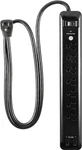Ultrapro 7-OUTLET Surge Protector W/ 2 Usb, 4FT Cord, 1300 Joules, Black. Fixed Price $37.96.