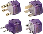 4X Travel Adapter Plugs For South Africa Tanzania Kenya Purple 2-PORTS + Surge. Fixed Price $34.89.