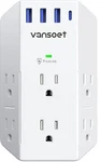 Outlet Extender, Vansoet 6 Splitter With 4 Usb PORTS(1 C... Fast Ship. Fixed Price $41.99.