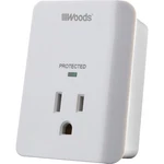 Woods 1-OUTLET 15A White Surge Tap Appliance Alarm 41008. Fixed Price $16.75.