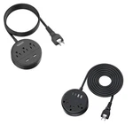 Ntonpower 2 Prong Strip, 1875W/15A Extension Cord 10FT, 3 Outle.... Fixed Price $64.01.