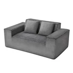 Vevor Loveseat Sofa, 63-INCH 2-SEATS Couch For Living Room, Modern Small Corduro. Fixed Price $303.16.