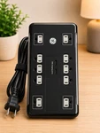 Ge 10 Outlet Power Strip W/ Usb Charging Ports, 3.6-5 Ft, Type B, Black. Fixed Price $12.00.