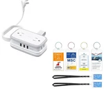 Cruise Essentials, Ntonpower Travel Strip With Usb Ports, Luggag.... Fixed Price $36.71.