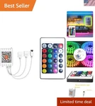 Ports Tuya Smart Wi-fi Dimmable Led Strip Lights With 24-KEY Remote Control. Fixed Price $16.99.