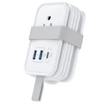 Uncaged Ergonomics Travel Power Strip With Usb Ports (white). Fixed Price $34.94.