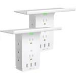 Cfmaster 2-PK 11-PORT Surge Protector Wall Outlet 8 Extenders 3 Usb Fcc Listed. Fixed Price $47.98.