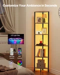 6 Tier Corner Shelf With Led Light, Office. Fixed Price $53.21.