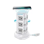 Power Strips Surge Protector 1800J, Odom Tower With 15W... Fast Ship. Fixed Price $70.10.