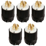 Nema L21-20 Grounding Locking Plug, 20A 120/208V Ac, 4 Pole 5 Wire, Cul Listed. Fixed Price $67.35.