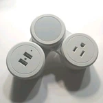 Globe Flexigon Wall Tap (2) 3.1A Usb Ports, Dusk-dawn Led Night Light 3000K. Fixed Price $9.98.
