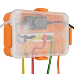 Flemoon Outdoor Electrical Box With Transparent Lid, IP54 Waterproof. Fixed Price $29.99.