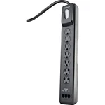 41626 Woods 7-OUTLET 1780J Black Resettable Surge Protector Strip With Ft. Cor. Fixed Price $36.51.