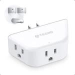 Trond Outlet Extender, 3-PRONG Grounded Wall Plug 3AC-3 Prong, 1 Pack, White. Fixed Price $17.99.