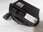 Furnlite Furniture Power FC-627 Laptop Surge Usb Port Phone Charging Station. Fixed Price $19.95.