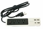 Surge Protector Power Strip W/ 3 Outlets & Ports 1 Usb-c Smart. Fixed Price $16.99.