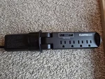 Electrinduct 4-OUTLET Surge Protector Power Strip, Usb Ports, 6 Ft, Black. Fixed Price $13.95.
