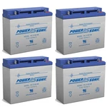 Power-sonic 12V 18AH Sla Battery Replaces American AGM1280T Wheelchair 4 Pack. Fixed Price $184.99.
