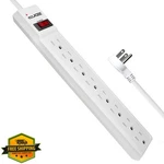 Digital Energy Outlet Surge Protector Power Strip 8FT White. Fixed Price $27.99.
