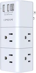 Usb Outlet Extender Surge Protector Qinlianf Rotating Plug, 3-SIDED Swivel Pow. Fixed Price $13.00.