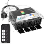 Smart Heavy Duty Outdoor Power Strip Wifi Plug Water-resistant Socket, Electr.... Fixed Price $60.99.