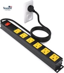 Heavy Duty 6 Outlet Metal Long Power Strip, 2700J Surge Protector With 15A Circu. Fixed Price $41.21.