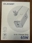 Elegrp 65-WATT In 1 Power Strip New Sealed. Fixed Price $17.45.