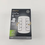 6-OUTLET Extender, Surge Protector, Swivel Side Access, Wall Tap Adapter, 3-P. Fixed Price $19.99.