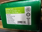 The Hillman Group 240048 Carriage Bolt, 1/4-INCH X 4-INCH, 100-PACK. Fixed Price $14.95.
