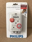 Phillips Surge Protector With Coaxial Cable Protection For Home Entertainment. Fixed Price $11.99.